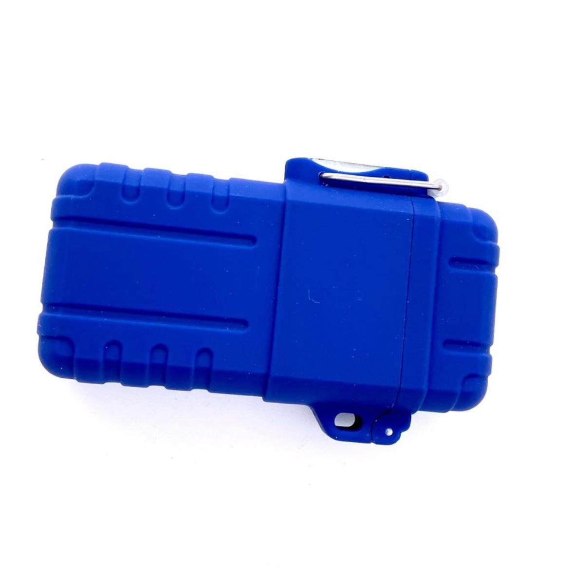 Bricheta Explorer anti-vant Blue Galaxy, touch electronica, incarcare USB, dublu arc, rezistenta la apa