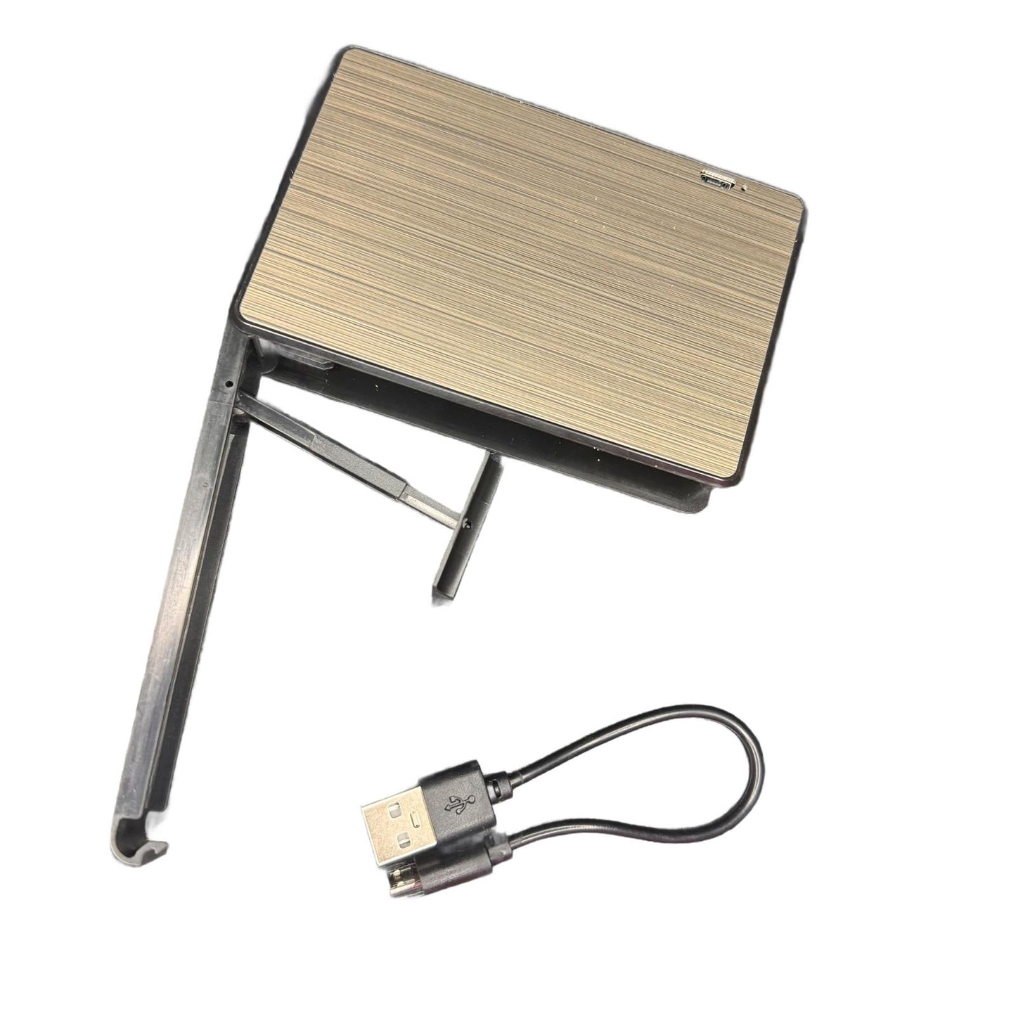 Tabachera de tigari cu doua brichete incorporate, usb