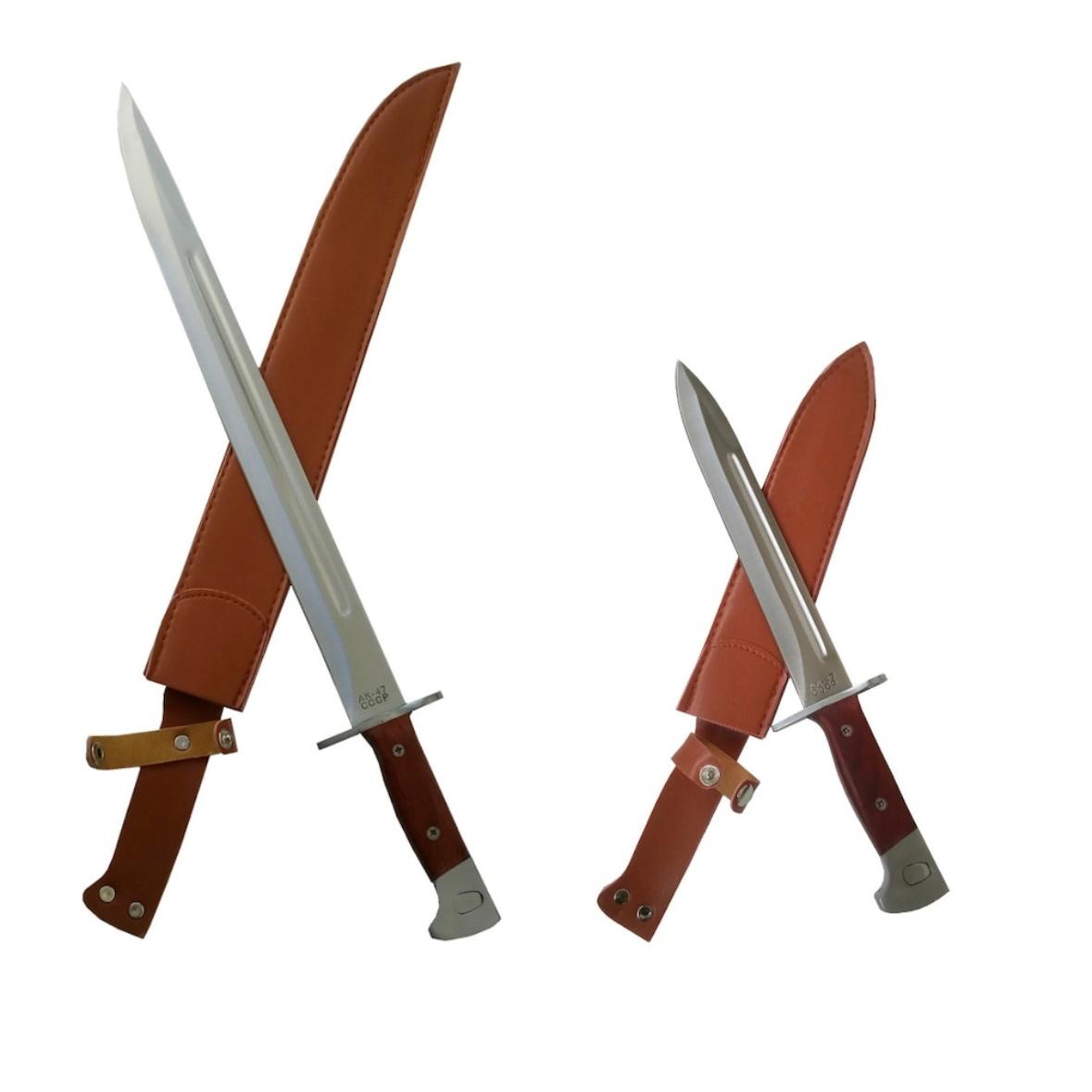 Set 3 Baionete AK 47 CCCP, 50 cm, 43 cm, 34.5 cm