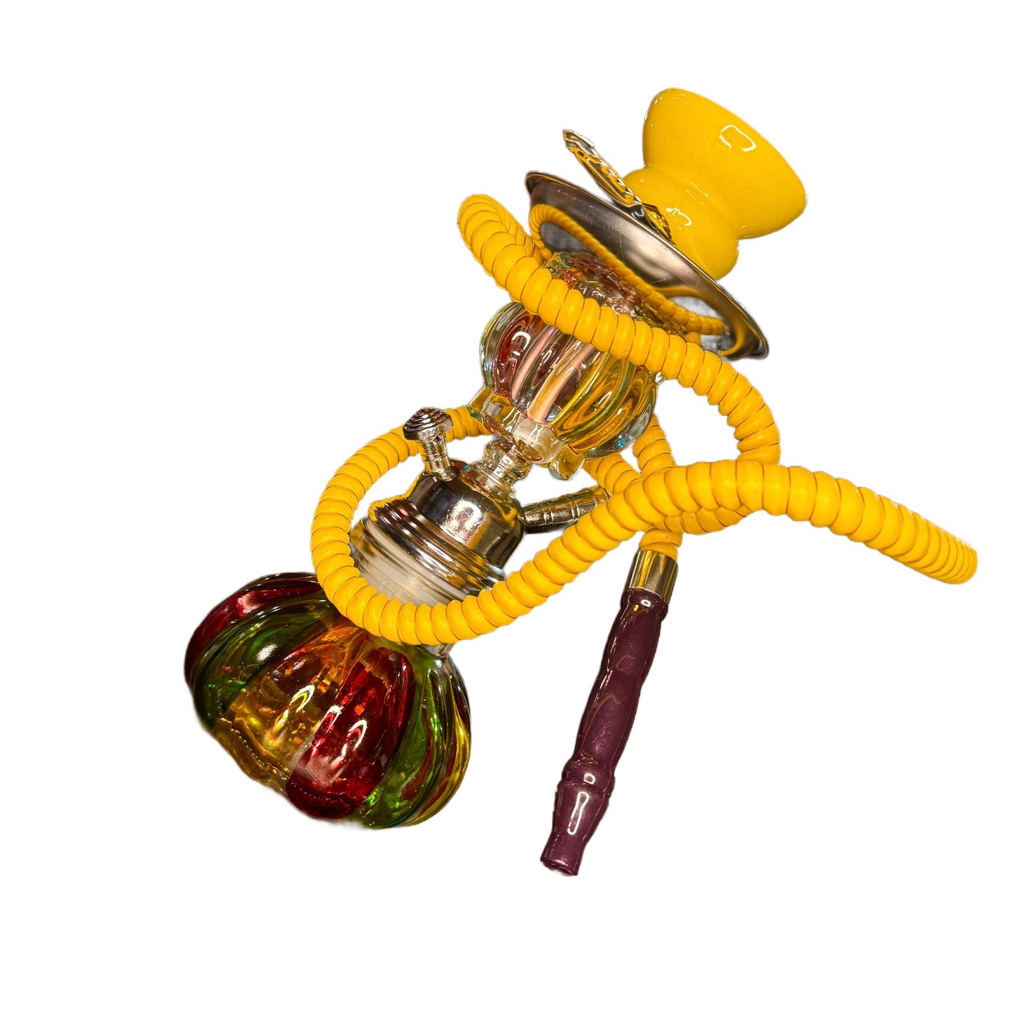 Narghila Mini Candy Bar, 1 furtun, 28 cm, multicolora