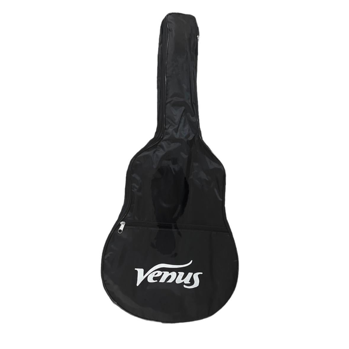 Chitara clasica din lemn, Venus, bej, Cutaway, husa nylon inclusa, 95 cm