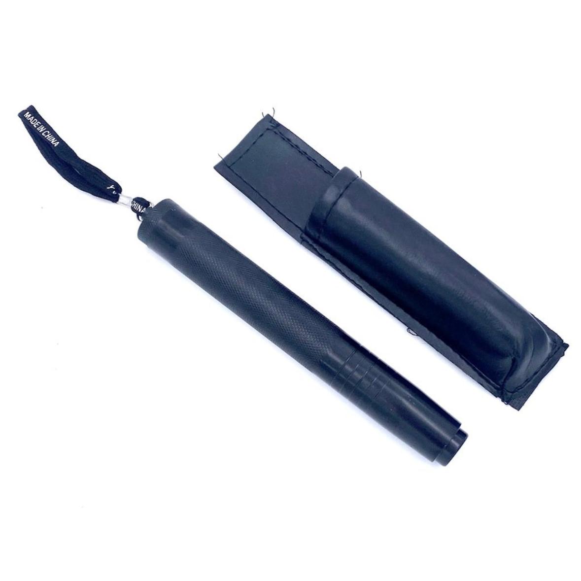 Set format din cutit automat Arctit Wolf, 2 x box, Baston full negru, spray paralizant 60 ml
