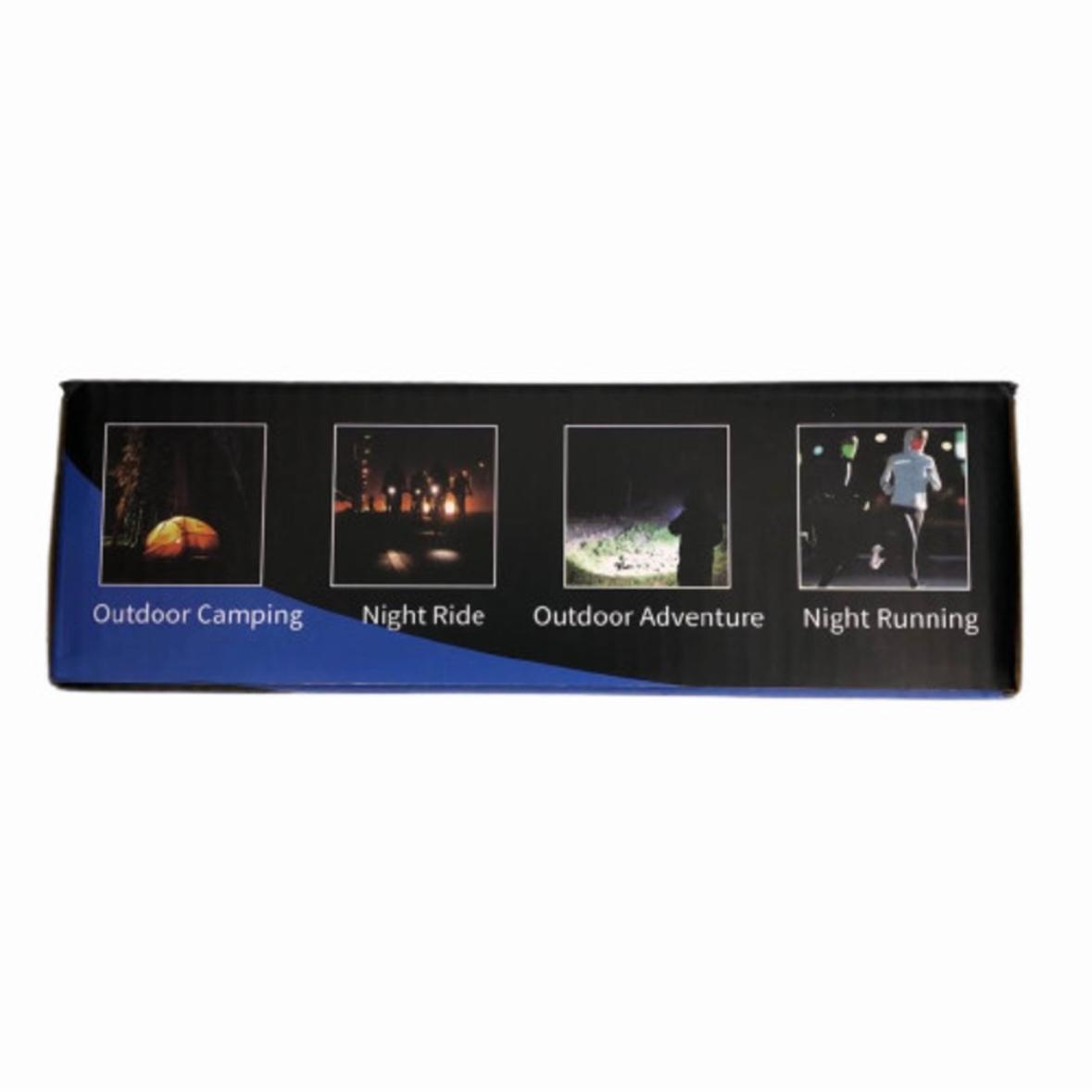 Lanterna LED BX-P10, aluminiu, zoom reglabil, cablu USB