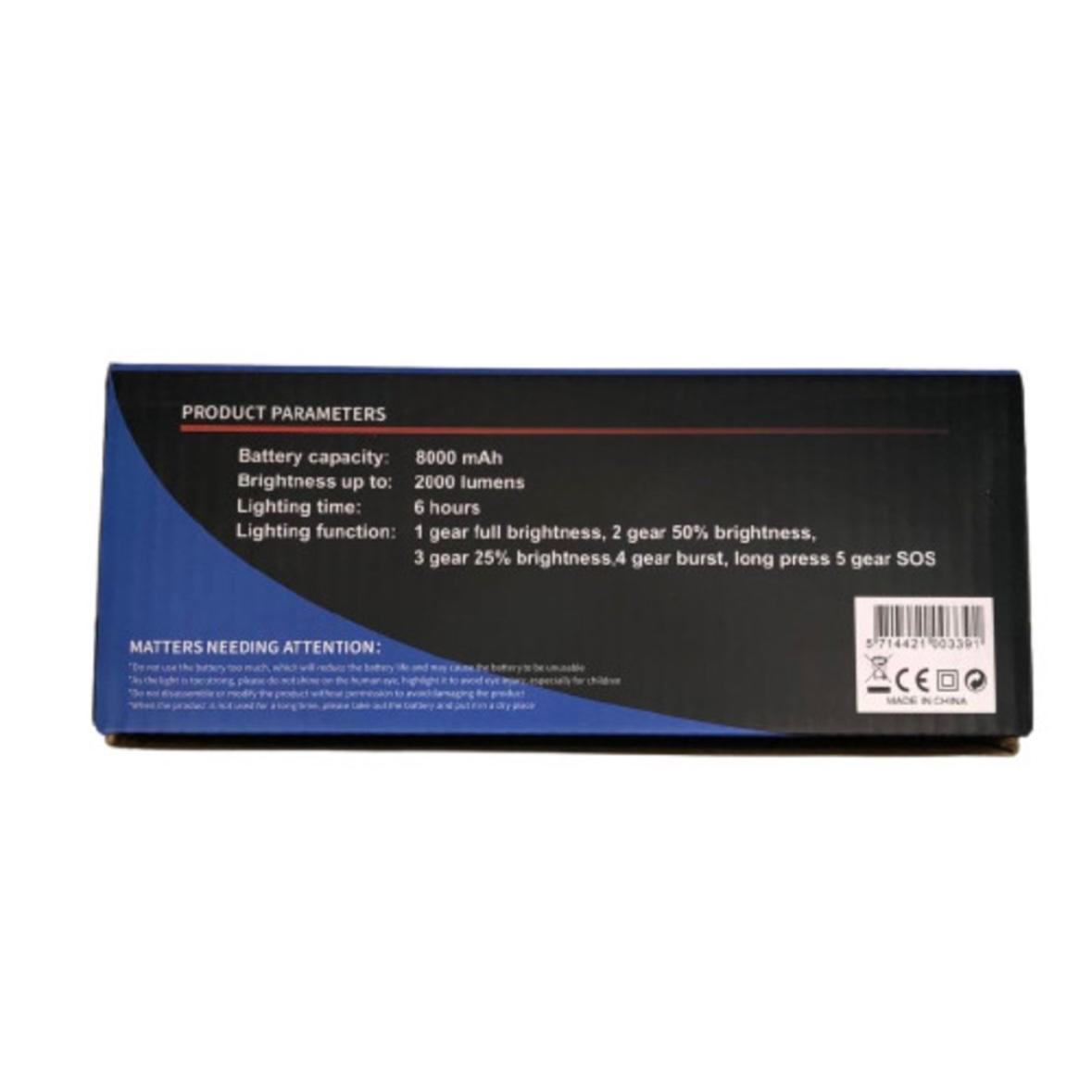Lanterna LED BX-P10, aluminiu, zoom reglabil, cablu USB