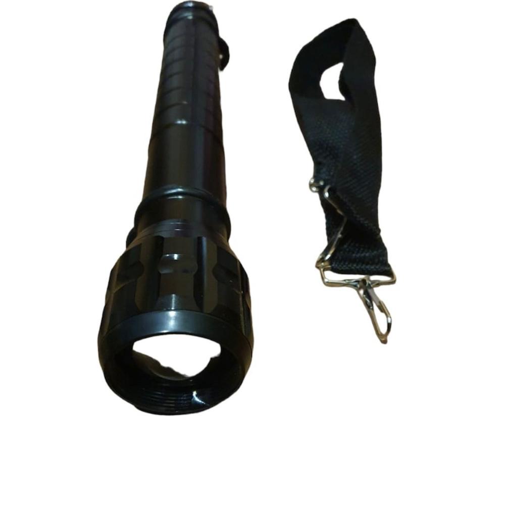Lanterna cu baterii de mare putere, aliaj de inalta rezistenta, functie zoom, LED XPE, 30 cm