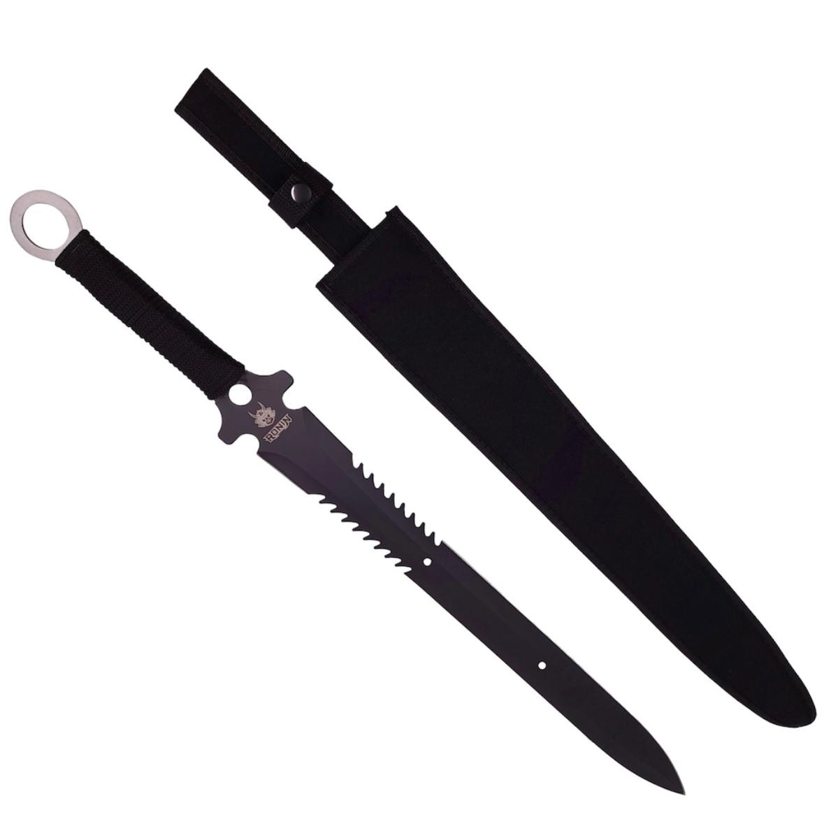 Maceta de vanatoare The Black Disaster, 68 cm, teaca inclusa, maner textil