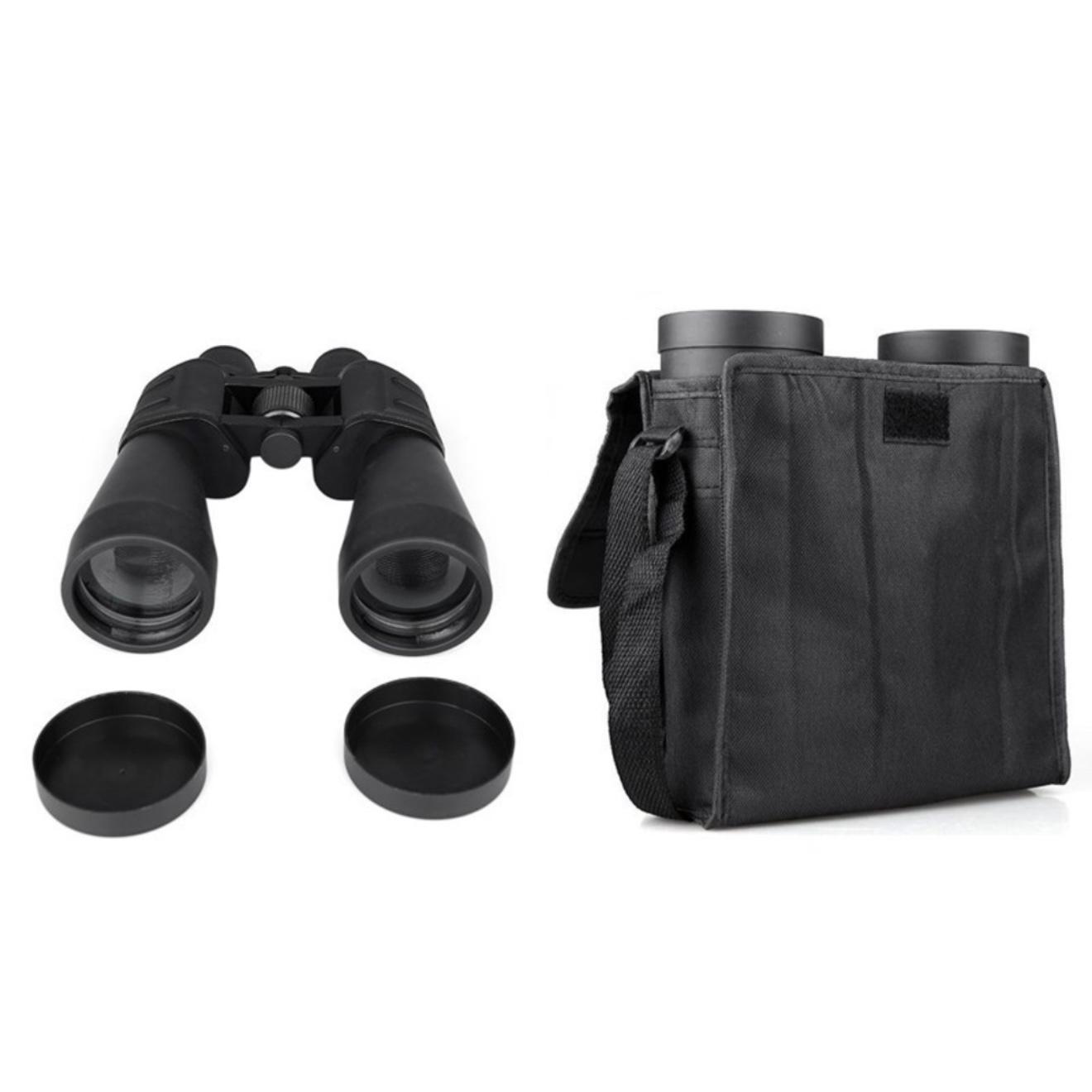 Set Camping Pro format din Binoclu 60x90, Cutit cu Teaca si Busola Militara