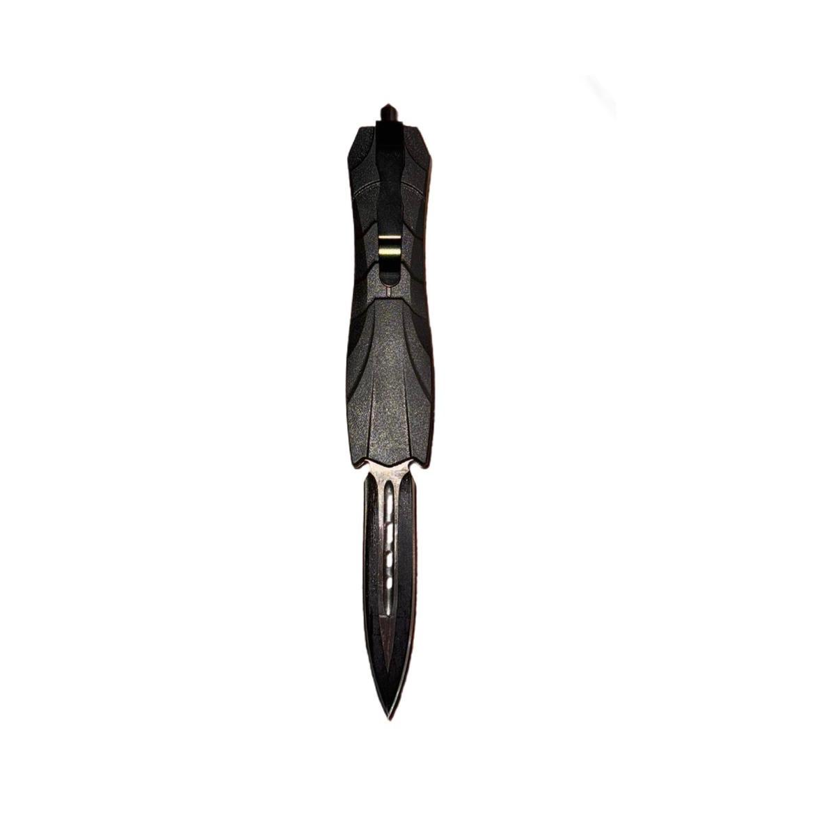 Set Black Spy format din Briceag Automat, Spray Autoaparare 60 ml si Pumnal tip Box