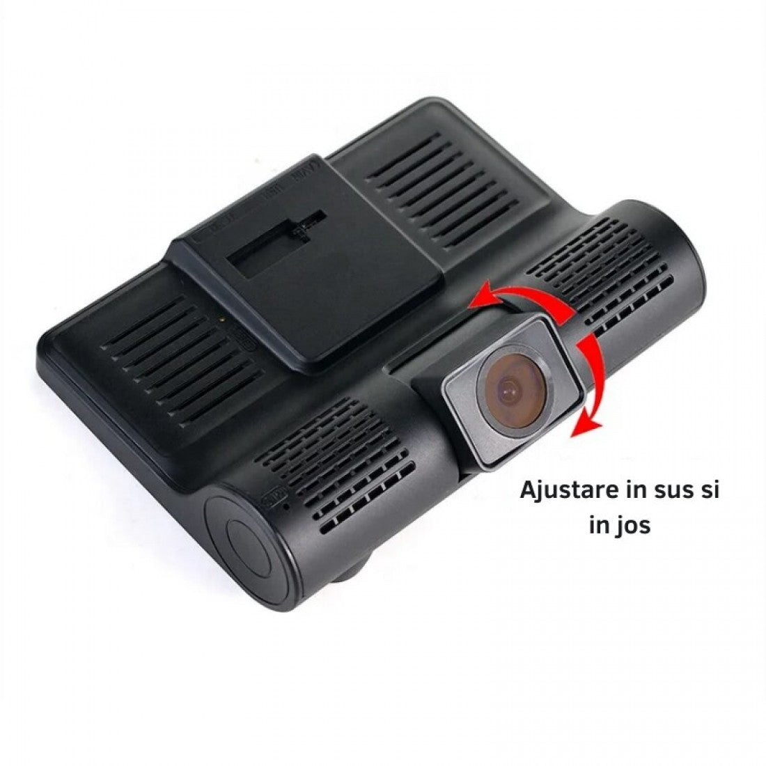 Camera Tripla Auto L300-1, Full HD 1080p, asistenta parcare, ecran 4'', G Senzor, 3 Camere – Fata, Spate, Interior