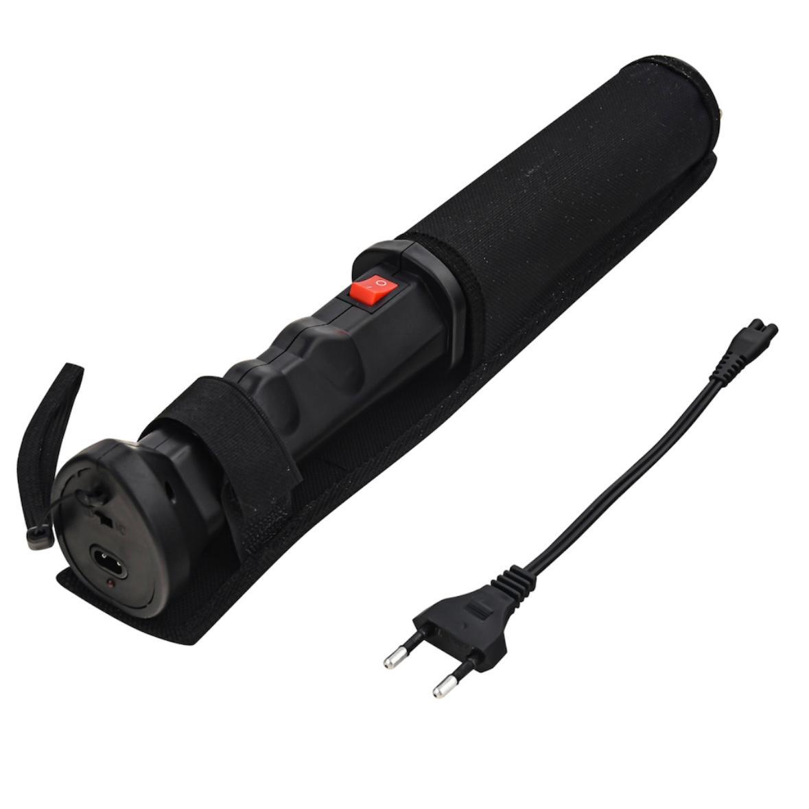 Baton with Electroshock, flashlight and siren TW-809