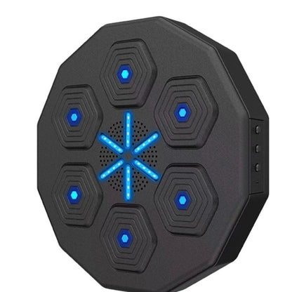 Tinta lovituri Box cu Difuzor incorporat, Montabil pe perete, Conexiune Bluetooth, Iluminare LED pentru zona de lovire, Pentru Copii si Adulti
