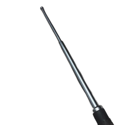 Baston Telescopic Profesional Gladiator, 3 segmente, 65 cm, argintiu
