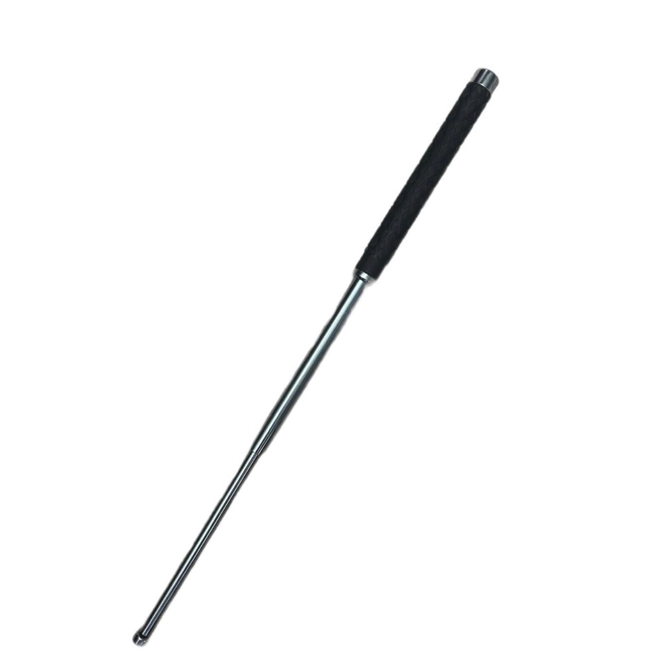 Baston Telescopic Profesional Gladiator, 3 segmente, 65 cm, argintiu