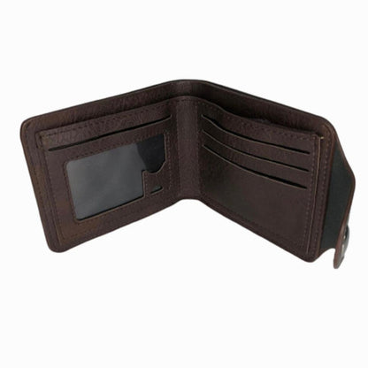Set cadou Old Brown, 2 piese format din curea si portofel, maro