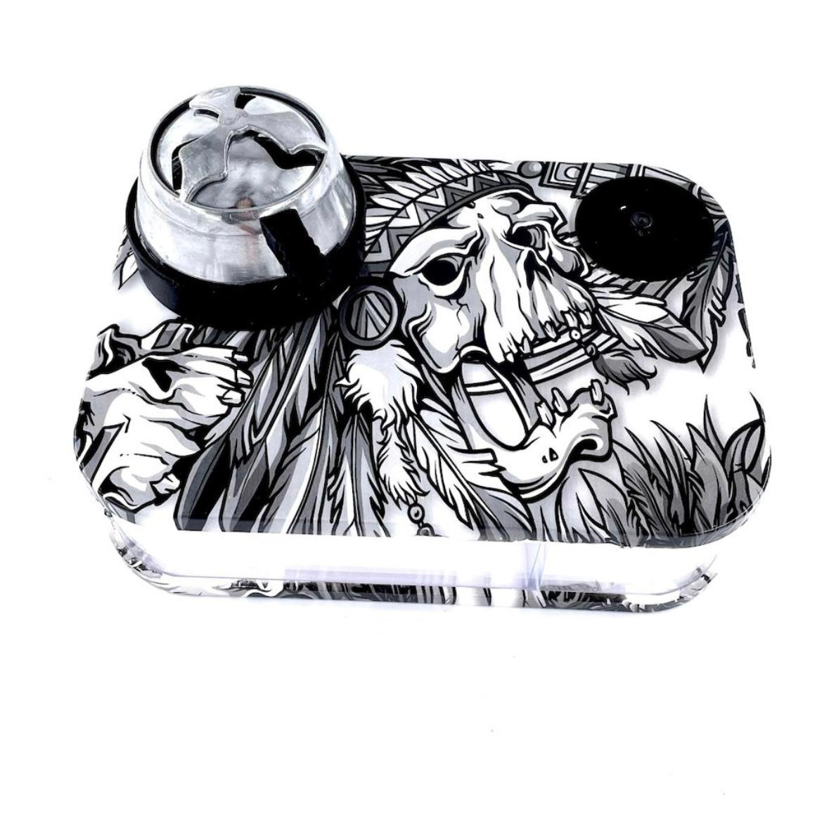 Narghila Hookah Indiana Jones, 1 Furtun, LED, 22 Cm