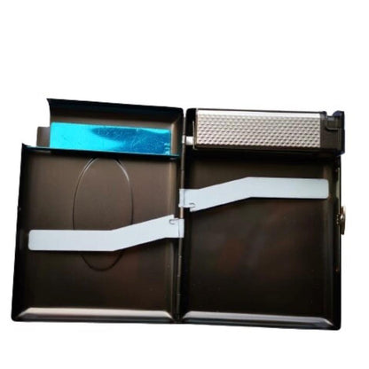 Tabachera Classy Gentleman cu  bricheta incorporata