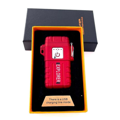 Bricheta Explorer anti-vant Red Blood, touch electronica, rezistenta la apa, incarcare USB, dublu arc
