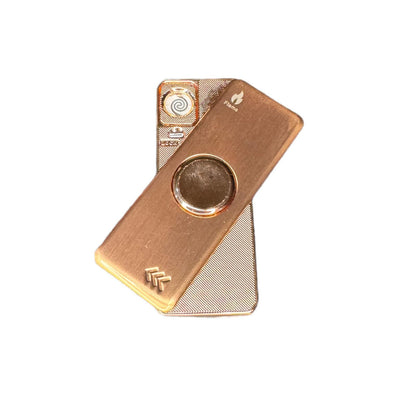 Bricheta electrica anti-vant tip fidget spinner cu incarcare USB, lanterna LED, 2 comutatoare de rezerva, fade si portofel dama