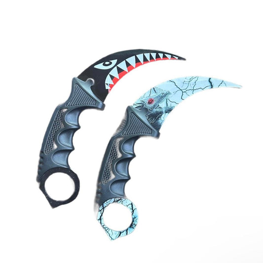 Set Powerbeast format din 2 cutite karambit pentru antrenament, fara tais