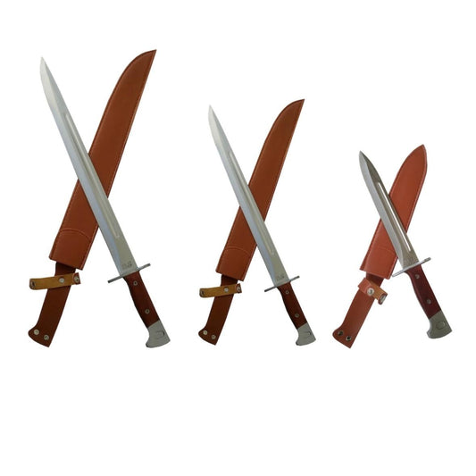 Set 3 Baionete AK 47 CCCP, 50 cm, 43 cm, 34.5 cm