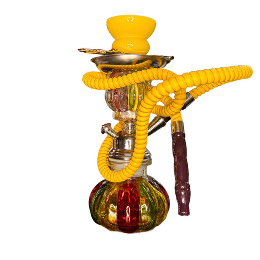 Narghila Mini Candy Bar, 1 furtun, 28 cm, multicolora