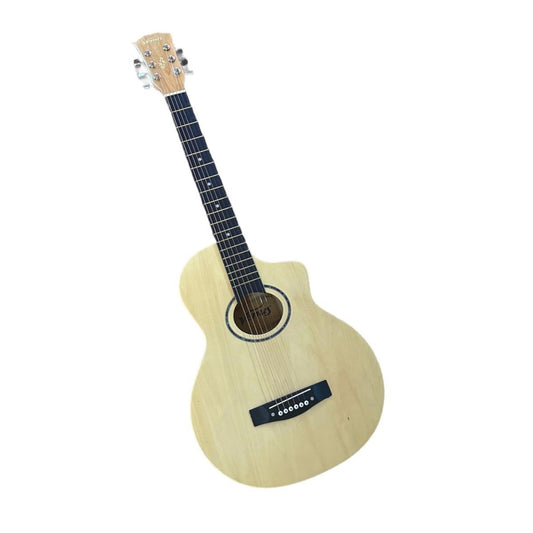 Chitara clasica din lemn, Venus, bej, Cutaway, husa nylon inclusa, 95 cm