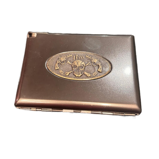 Tabachera Silver Eagle cu bricheta incorporata