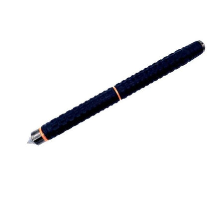 Baston telescopic profesional, 3 segmente, maner cauciuc, 100 cm, dispozitiv de spargere geamuri