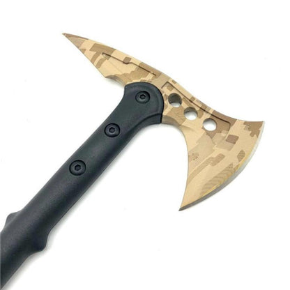 Set camping format din Topor Military, karambit cu tais si busola