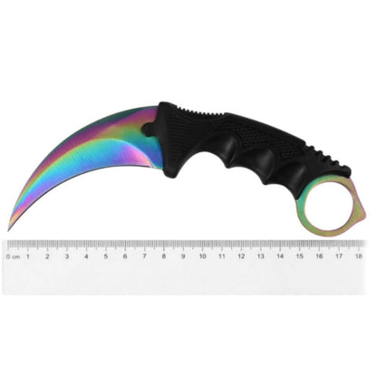 Set camping format din Topor Military, karambit cu tais si busola