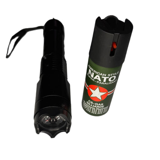 Set autoaparare format din Electrosoc si spray 60 ml