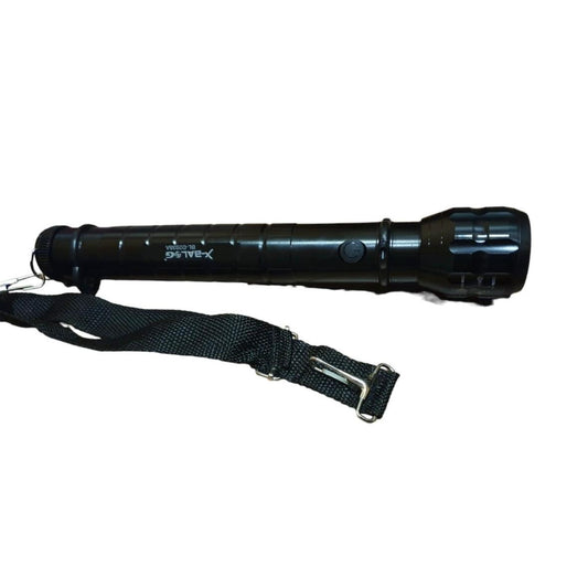 Lanterna cu baterii de mare putere, aliaj de inalta rezistenta, functie zoom, LED XPE, 30 cm