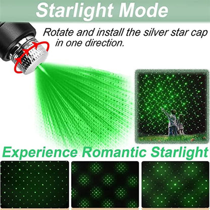 Laser Pointer cu Unda Verde, 100 mw, 532 nm, raza actiune 10 km