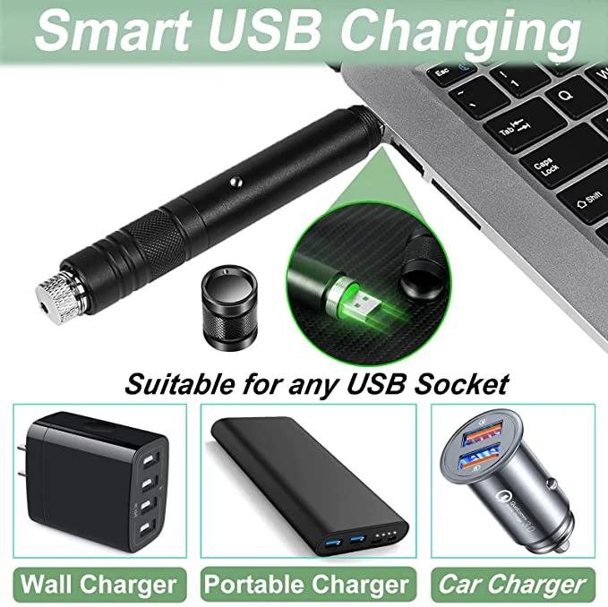 Laser Pointer cu Unda Verde, 100 mw, 532 nm, raza actiune 10 km