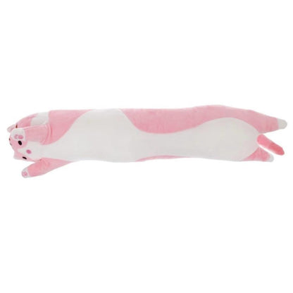 Jucarie de Plus Pisica Adorabila, roz, 70 cm