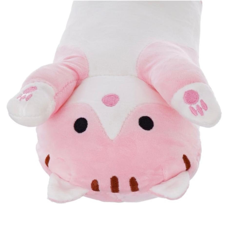 Jucarie de Plus Pisica Adorabila, roz, 70 cm