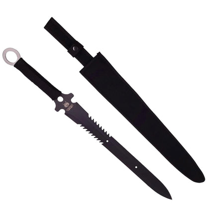 Maceta de vanatoare The Black Disaster, 68 cm, teaca inclusa, maner textil