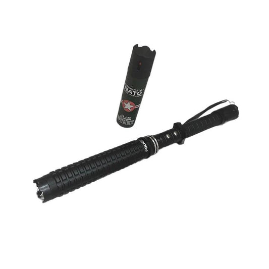 Önvédelmi készlet Police X10 áramütésből és Nato bénító sprayből 110 ml