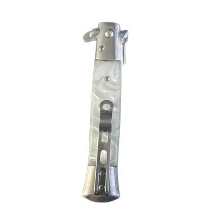 Set format din Briceag stiletto Elegante, 22.5 cm, otel, un box, spray paralizant 60 ml