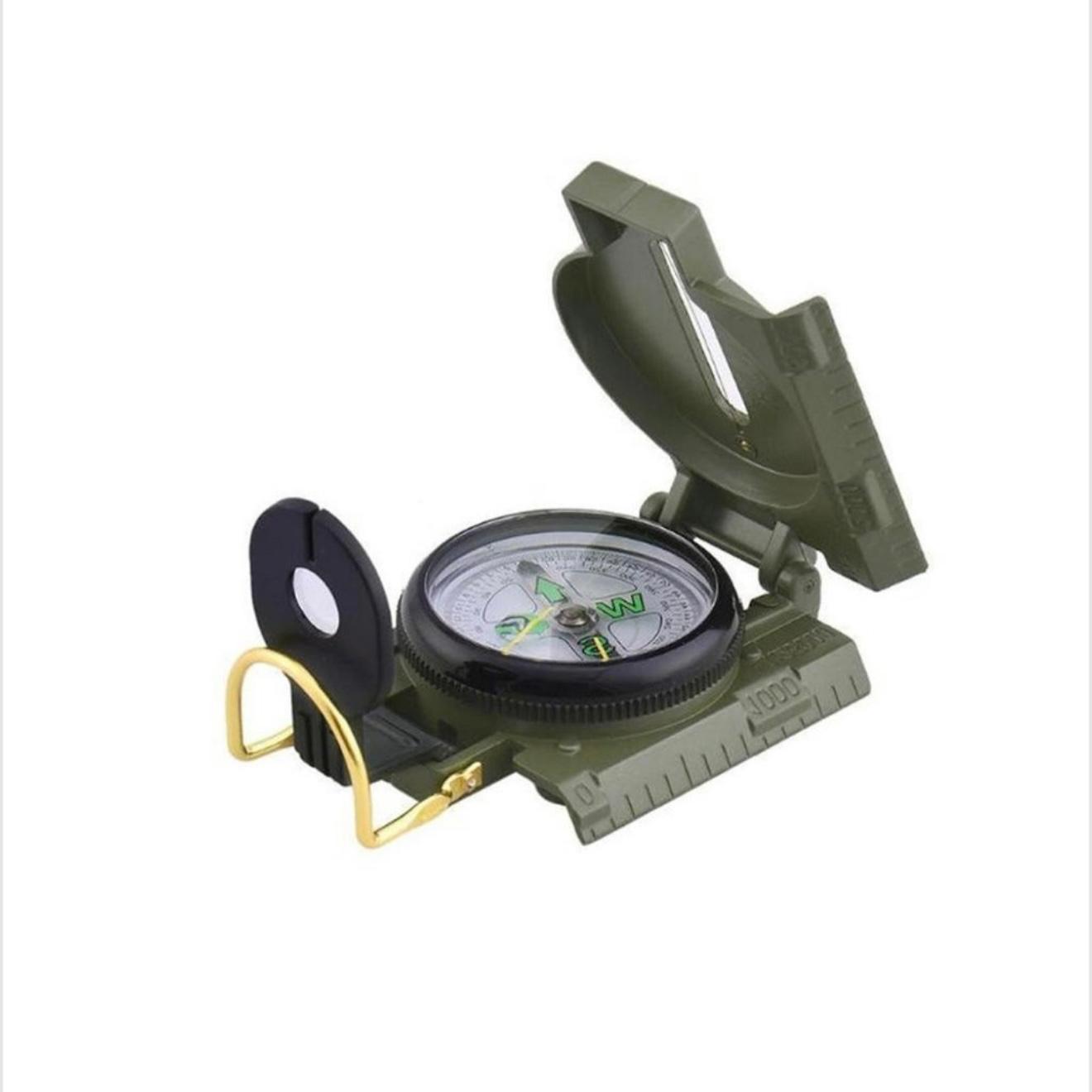 Set Camping Pro format din Binoclu 60x90, Cutit cu Teaca si Busola Militara