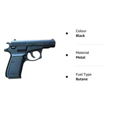 Set format din pistol bricheta si pumnal cu briceag incorporat