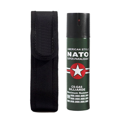 Kit format din Topor Tomahawk Steel, 39 cm si Spray Autoaparare NATO, 11m ml