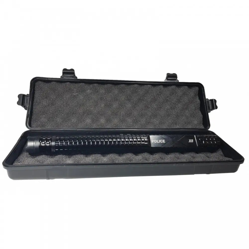 Baston Cu Electrosoc Police Hy - X8 | Protecție Puternică Și Durabilă