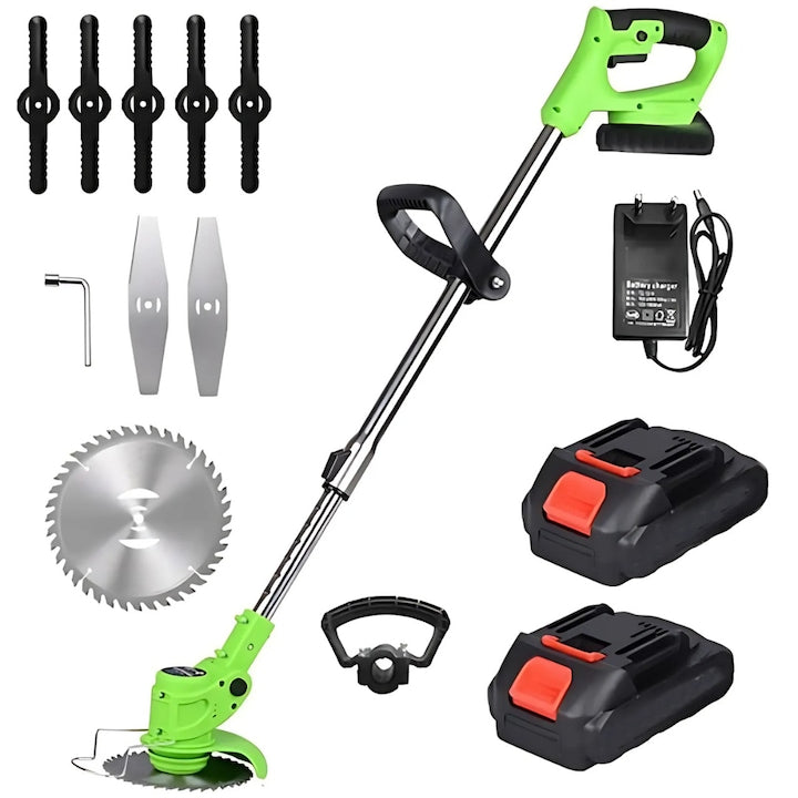 Motocoasa Electrica cu 2 acumulatori de 48V, 4000mAh, Putere 1000W, 18000 RPM
